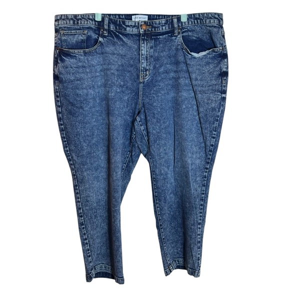 Lane Bryant Flex Magic Waistband Mid-Rise Straight Ankle Jean, Size 24 - Picture 2 of 13